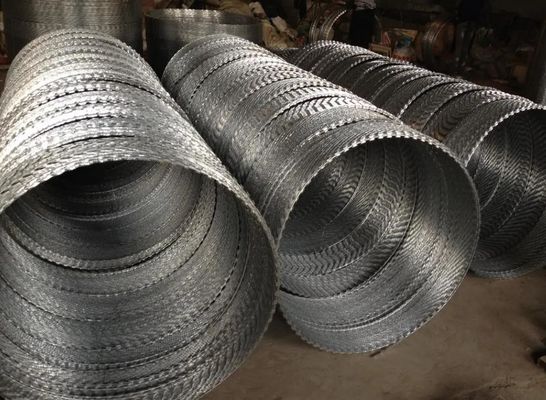 Il cavo a fisarmonica del rasoio Bto-28 ha galvanizzato l'acciaio inossidabile rivestito del PVC