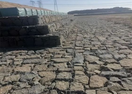 2 x 1 x 1 metro ha saldato i canestri del gabbione ha galvanizzato esagonale