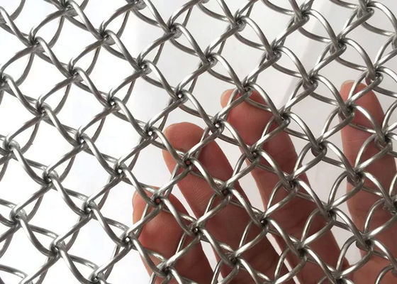 Iso9001 2 mm Acciaio inossidabile Ring Mesh Screen per la decorazione