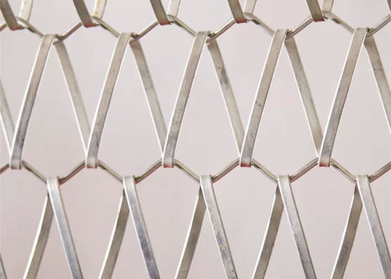 Connessione metallica a spirale 3 mm pannelli decorativi di rete di filo per tende