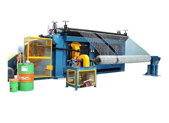 PLC Control Heavy Duty Gabion Box Machine per maglia esagonale