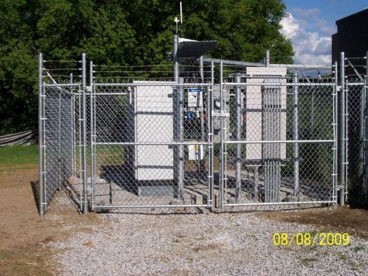 ASTM A817 Recinzione di sicurezza in acciaio rivestito metallico galvanizzato a 9 calibri