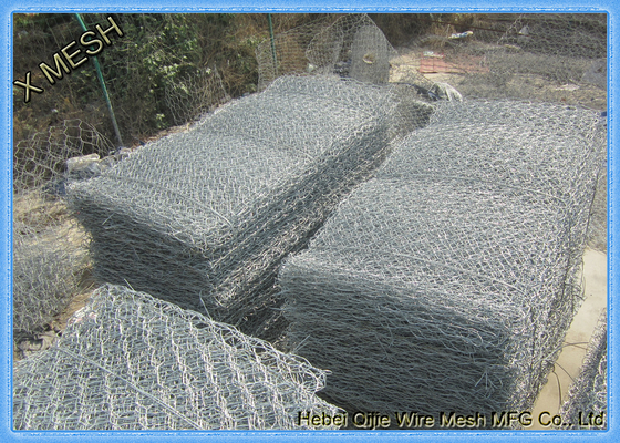 Gabbione/gabbioni esagonali galvanizzati della rete metallica di 80X100mm Hesco