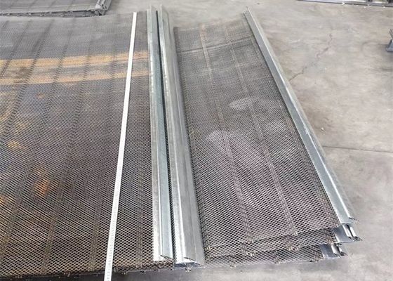 Vaglio oscillante nero Mesh Square Woven Crimped Wire del ferro 4mm