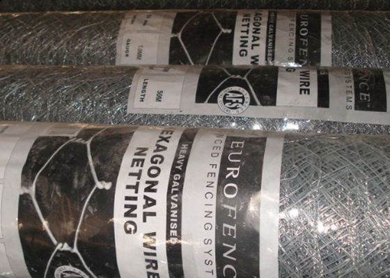 Rete metallica esagonale per pollo galvanizzata in PVC da 0,6 mm di diametro con apertura da 3/4 pollici