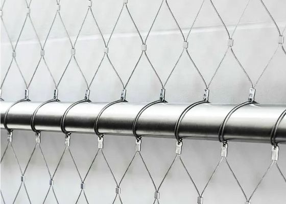 Cavo metallico Mesh Net Plain Weave di acciaio inossidabile di protezione di caduta della roccia