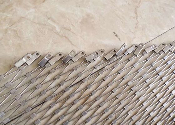 × 7 di Xtend 7 7 cavo metallico Mesh Ferrule Type 304l di acciaio inossidabile del × 19