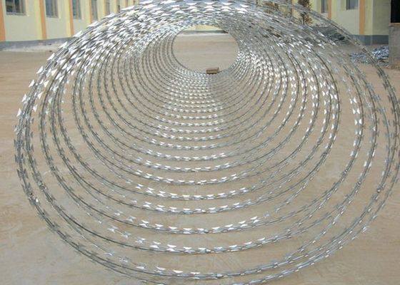Cavo galvanizzato a caldo di alta sicurezza Cbt-65 Razor Barbed Wire Concertina Wire per recinzioni a filo
