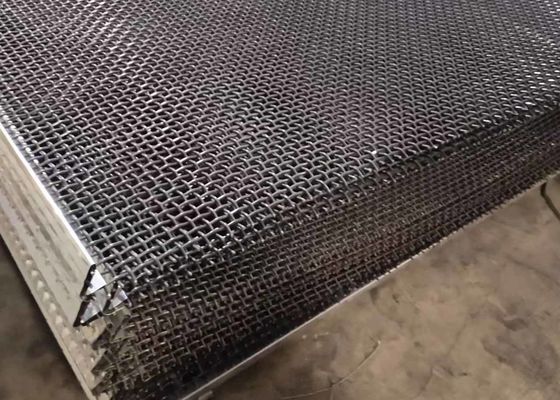 65mn ad alta resistenza ha agganciato il cavo unito galvanizzato Mesh For Coal Mine Industry