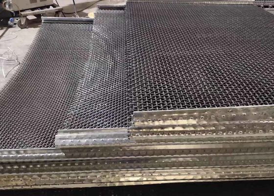 Maglia di metallo pesante di alte prestazioni Maglia di schermo di estrazione di ghiaia