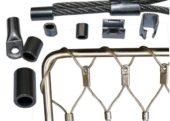 SS 304 316 Griglia zoologica flessibile gabbia di scimmia rete di filo in acciaio inossidabile per giardino zoologico