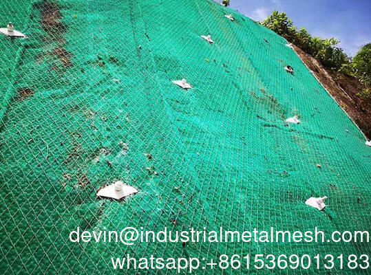 Griglia ad alta resistenza Tecco per la stabilizzazione dei pendii