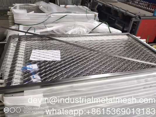 Rete a crimpare per cavo in acciaio inossidabile SUS 304 316 ad alta sicurezza per ringhiera balcone