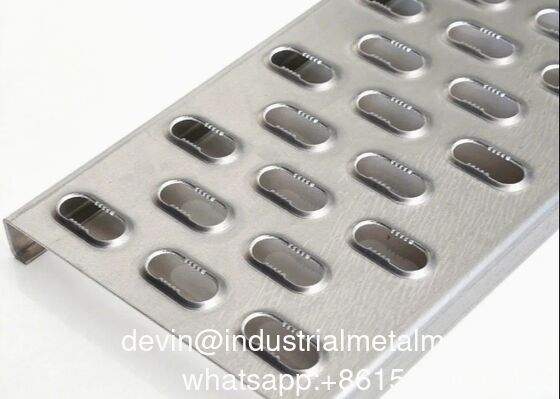 Piattaforma di lavoro di appoggio ovale a foglio galvanizzato