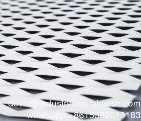 Lamiera metallica a rete diamantata espansa in alluminio PVDF