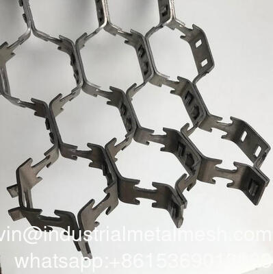 1.4845 Hex Metal per armatura per rivestimenti anti-abrasivi.