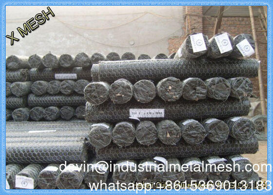 Recinzione di rete di rete di filo di ferro esagonale di pollo a cubo quadrato rivestito in PVC