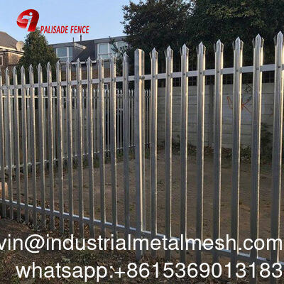 Acciaio in polvere e HDG W Pale Palisade Fencing