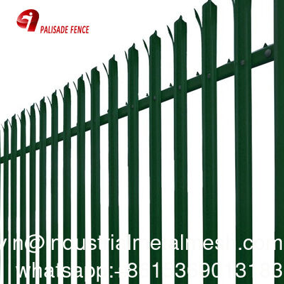 Fence metallo di palisata D e W forma di recinzione di sicurezza di palisata sistema