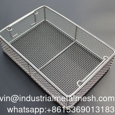 Cestini di pulizia ad ultrasuoni per piccole parti, Mini Mesh Basket per gioielli a vapore