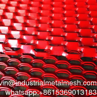 Grigia Acciaio in alluminio con maglia di metallo espanso per facciata edilizia