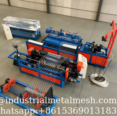 Linea di produzione di reti di avvolgimento di fili di acciaio ad alta resistenza galvanizzata completamente automatica