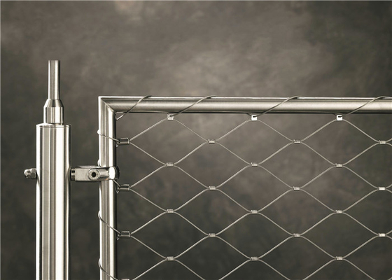 Cavo metallico Mesh Zoo Aviary Decorative Netting di acciaio inossidabile del grado 7x19 di Aisi 316