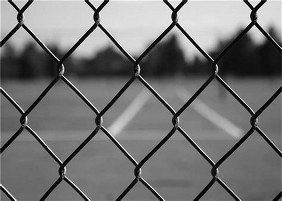 Lo zinco pesante ha ricoperto l'acciaio galvanizzato di muretto del tessuto del recinto del collegamento a catena