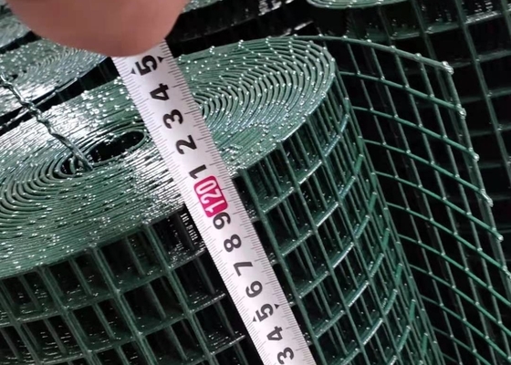 il PVC colorato verde dello SGS 3/4X3/4 ha ricoperto il cavo saldato Mesh Rolls per pollame