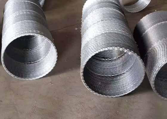 Bobina a fisarmonica galvanizzata immersa calda del filo spinato d'acciaio Bto-22